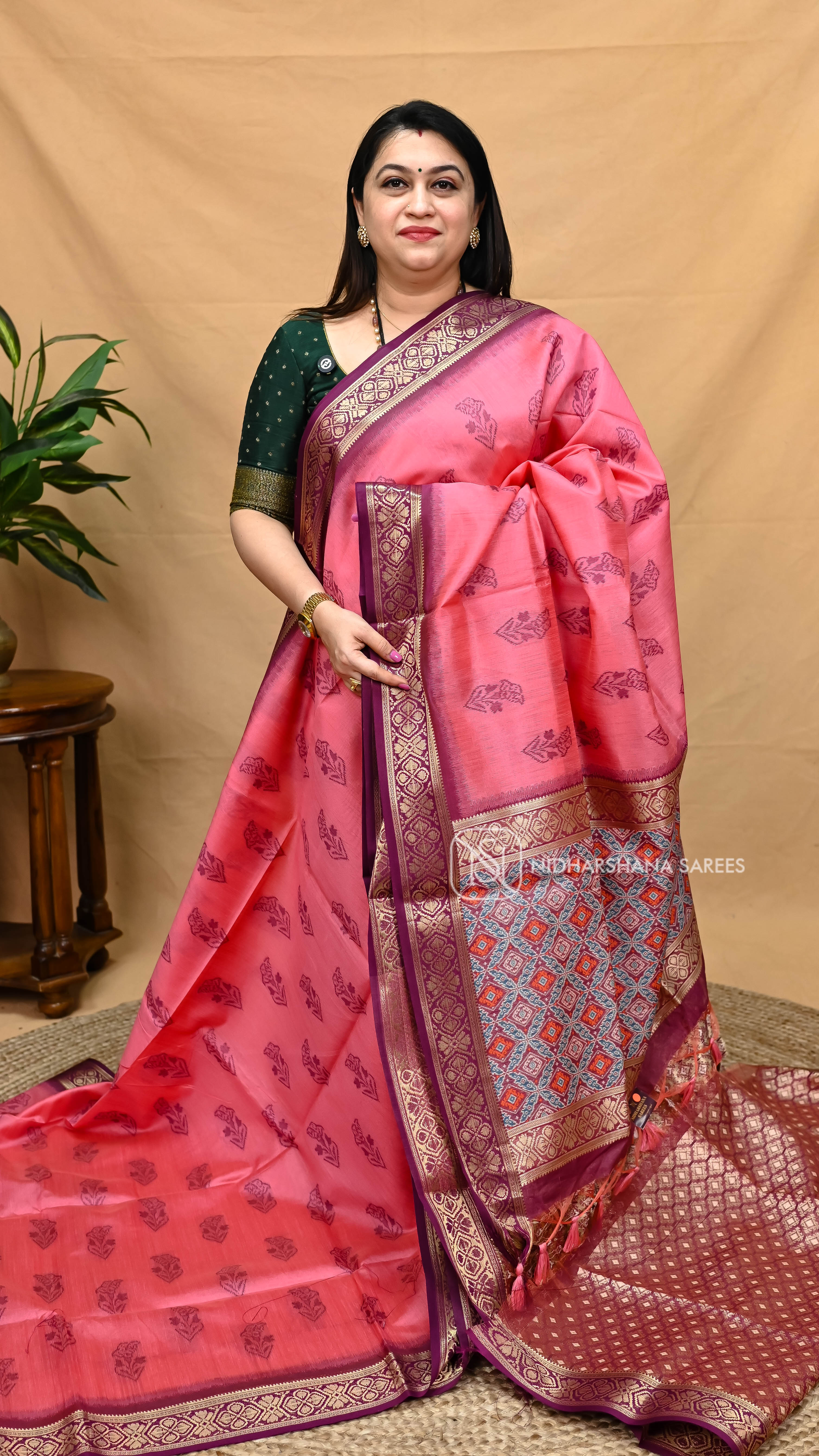 Silk Cotton With Digital Print