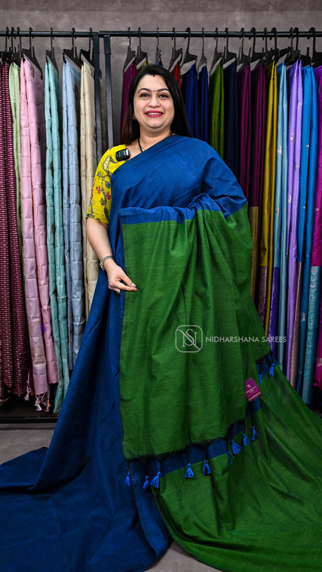 Bengal Cotton With Contrast Pallu