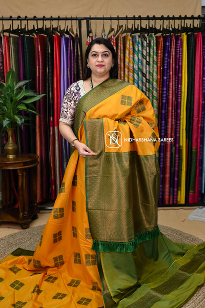 Semi Kanchipuram Soft Silk Design-7