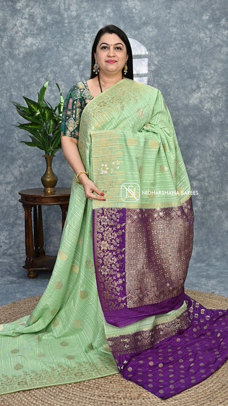 Tussar Georgette
