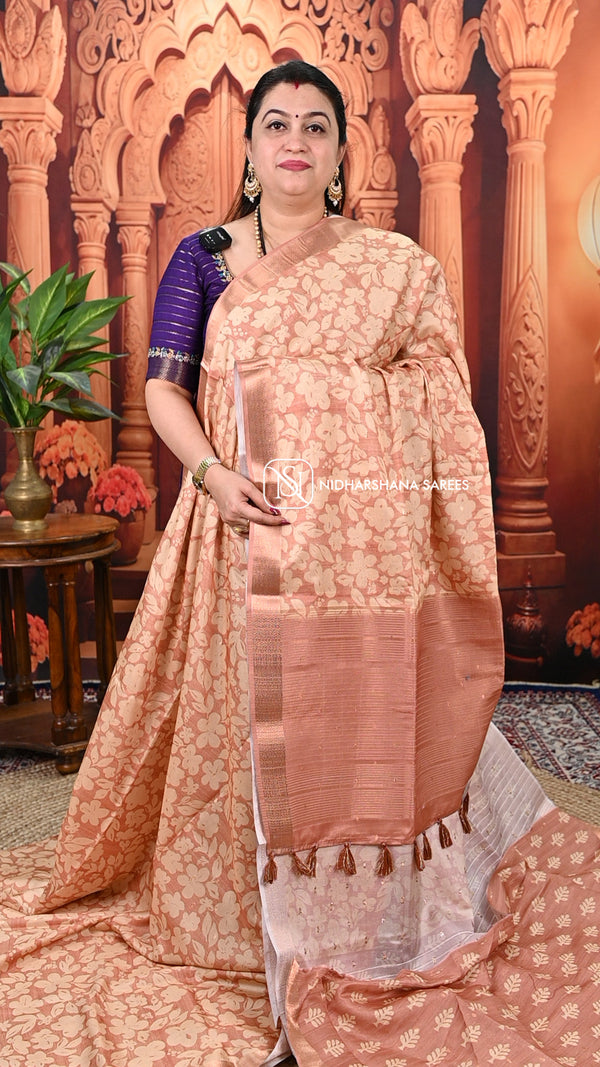 Premium Tussar Silk Video-73