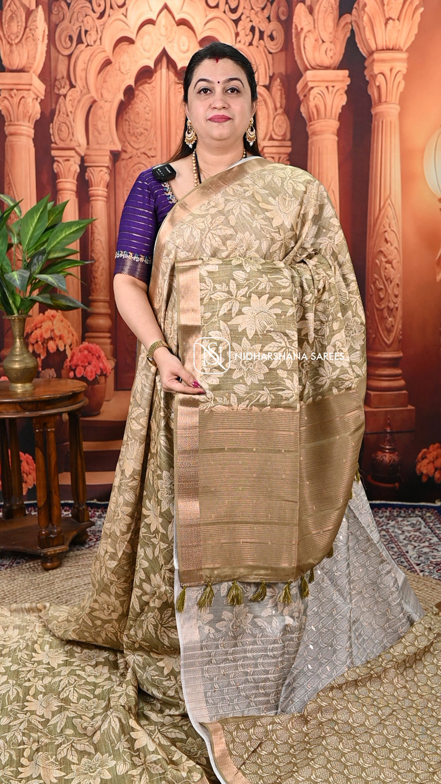 Premium Tussar Silk Video-73
