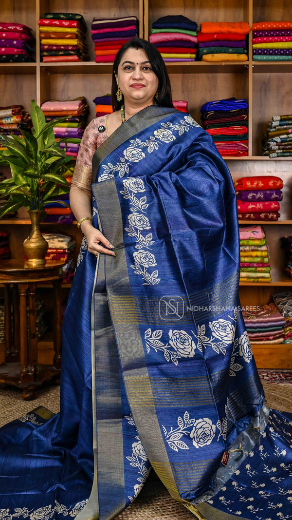 Semi Tussar Silk