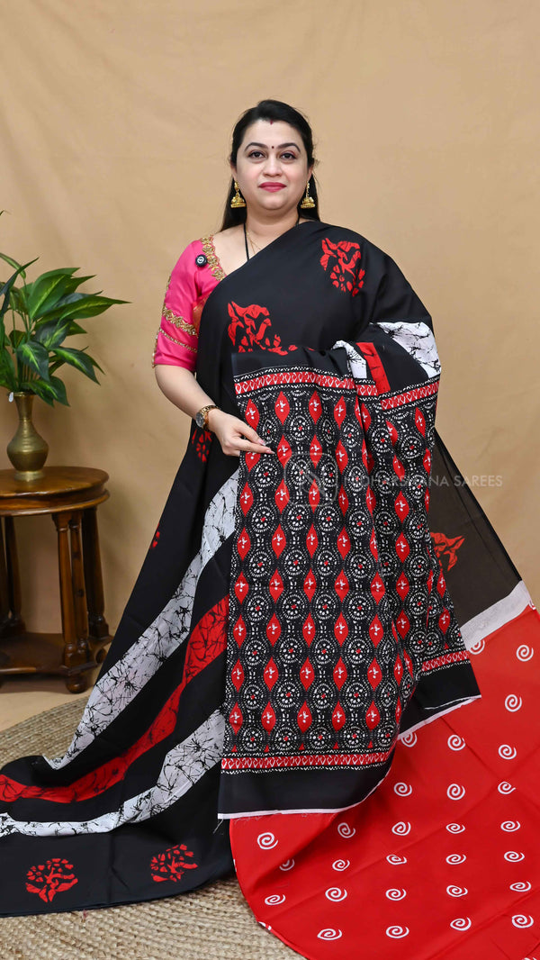 Mul Cotton Saree