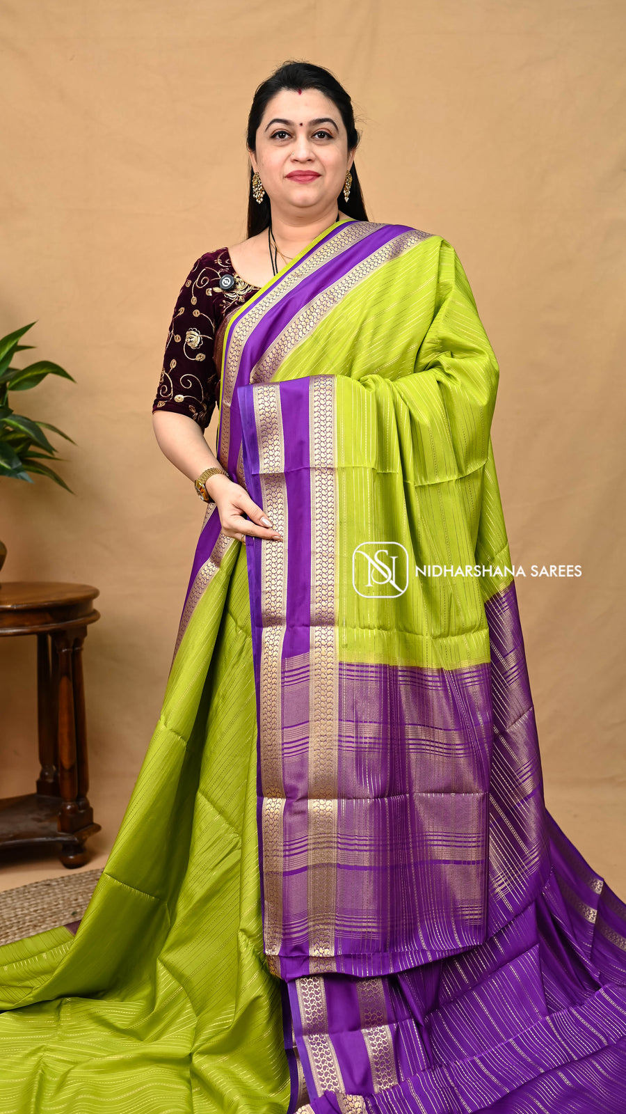 Semi Mysore Crepe Silk