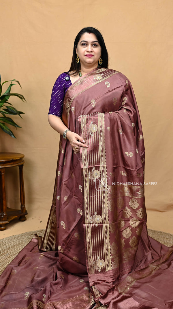 Premium Viscose Silk With Satin Border