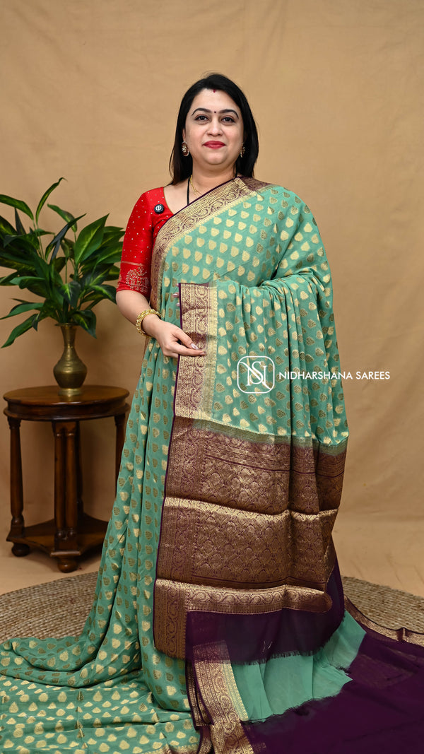 Semi Banarasi Georgette