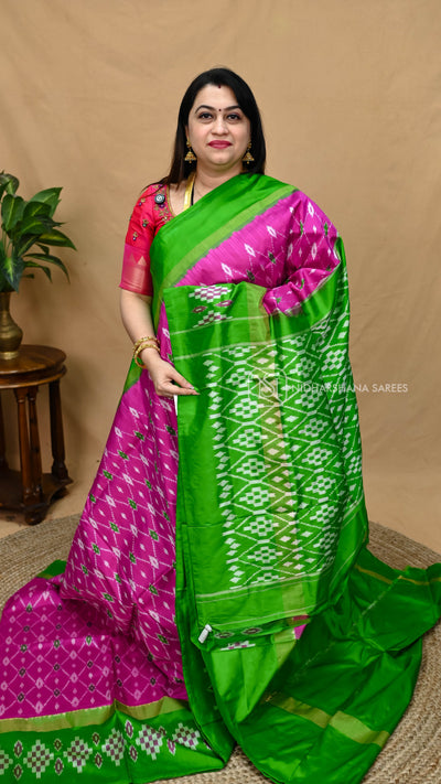 Pure Ikkat Soft Silk