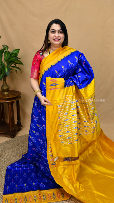 Pure Ikkat Soft Silk