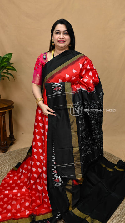 Pure Ikkat Soft Silk