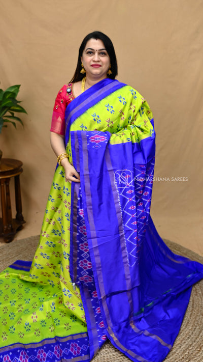 Pure Ikkat Soft Silk