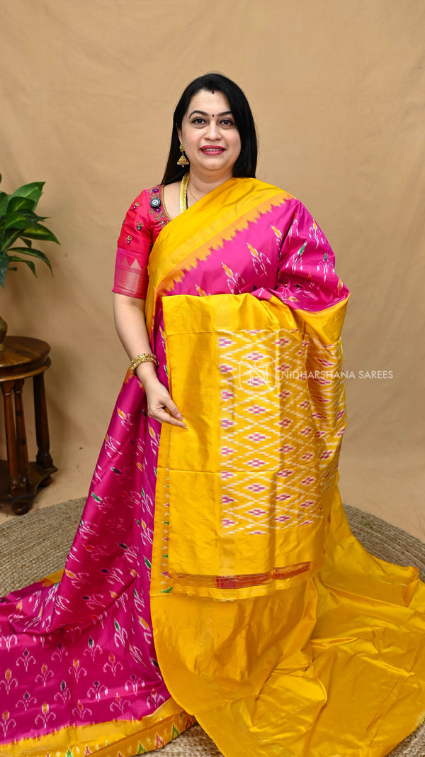 Pure Ikkat Soft Silk