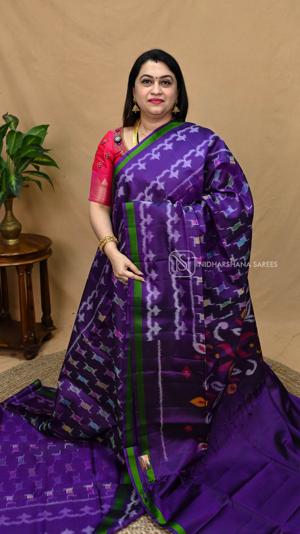 Pure Ikkat Soft Silk