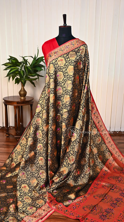 Premium Viscose With Zari Woven Concept