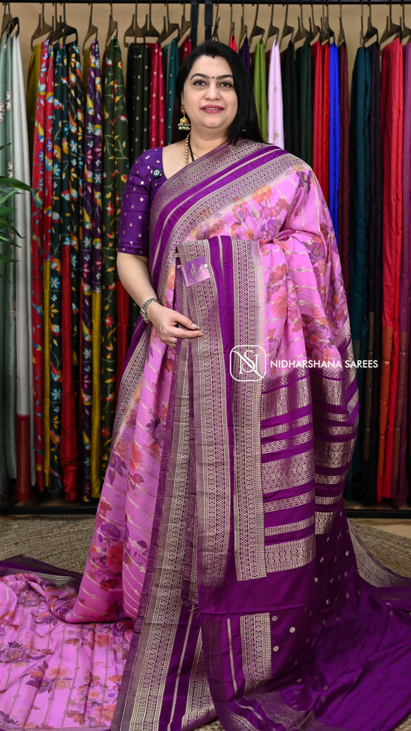Semi Mysore Crepe Silk