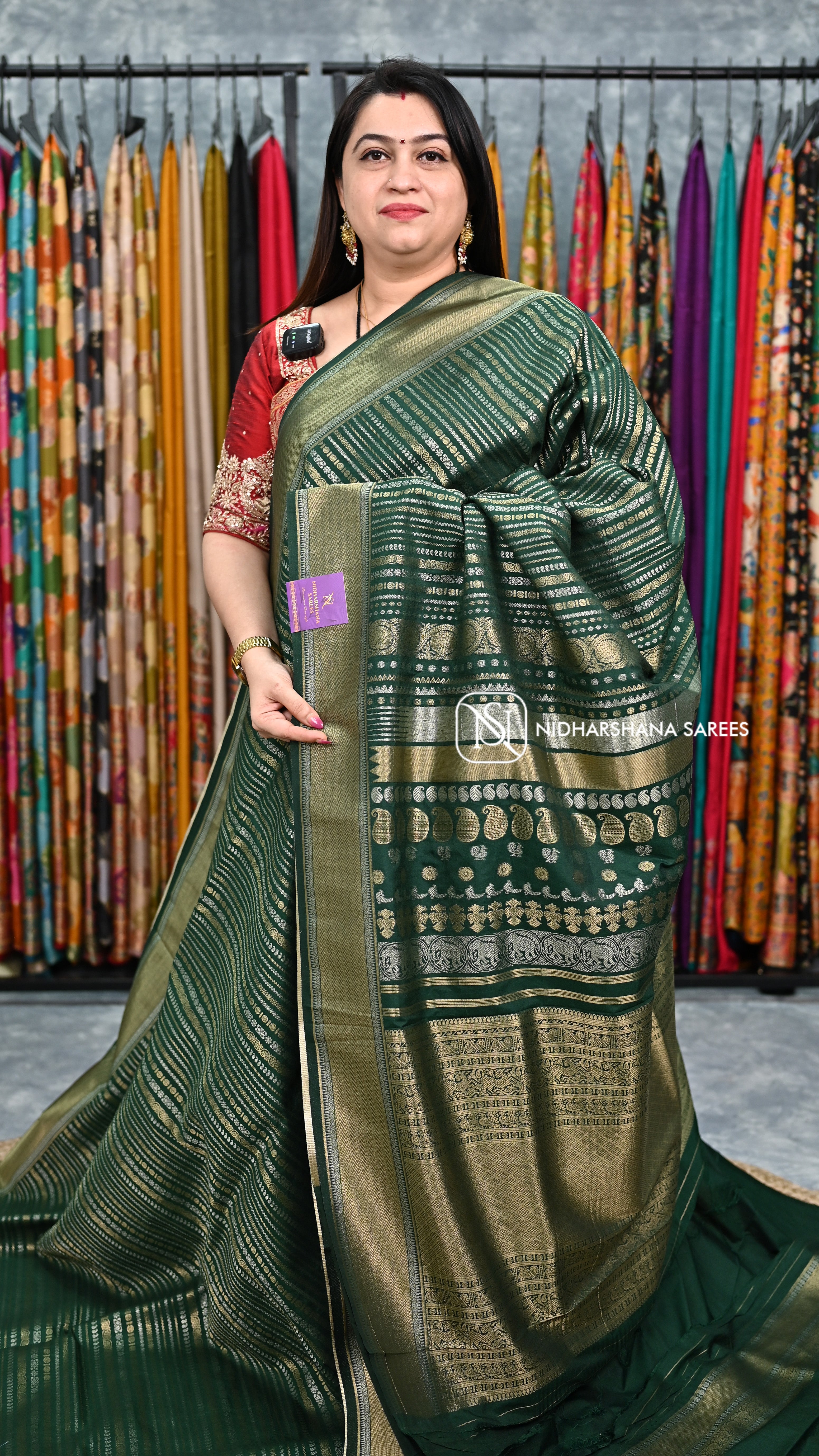 Semi Kanchipuram Soft Silk Saree