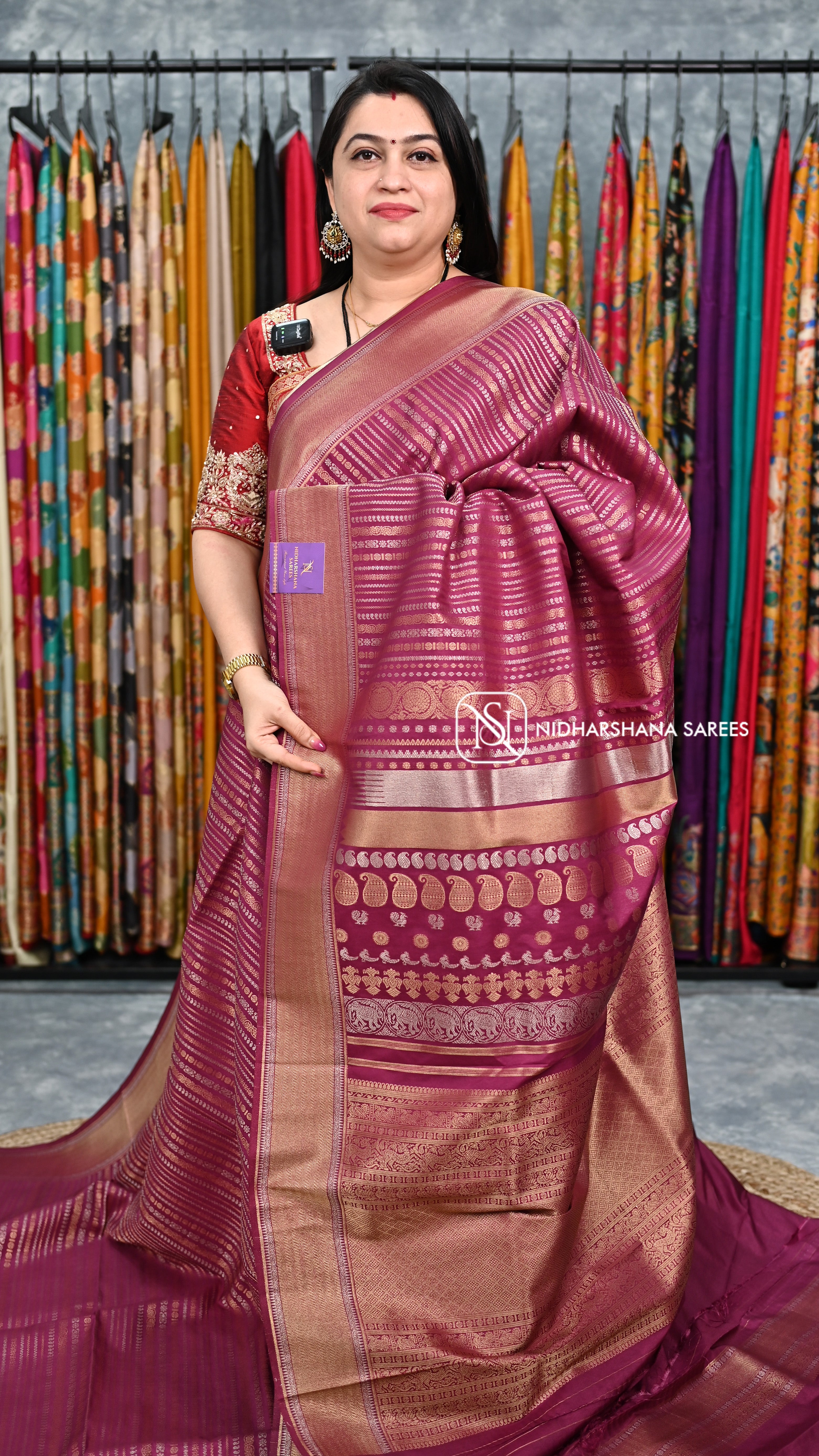 Semi Kanchipuram Soft Silk Saree