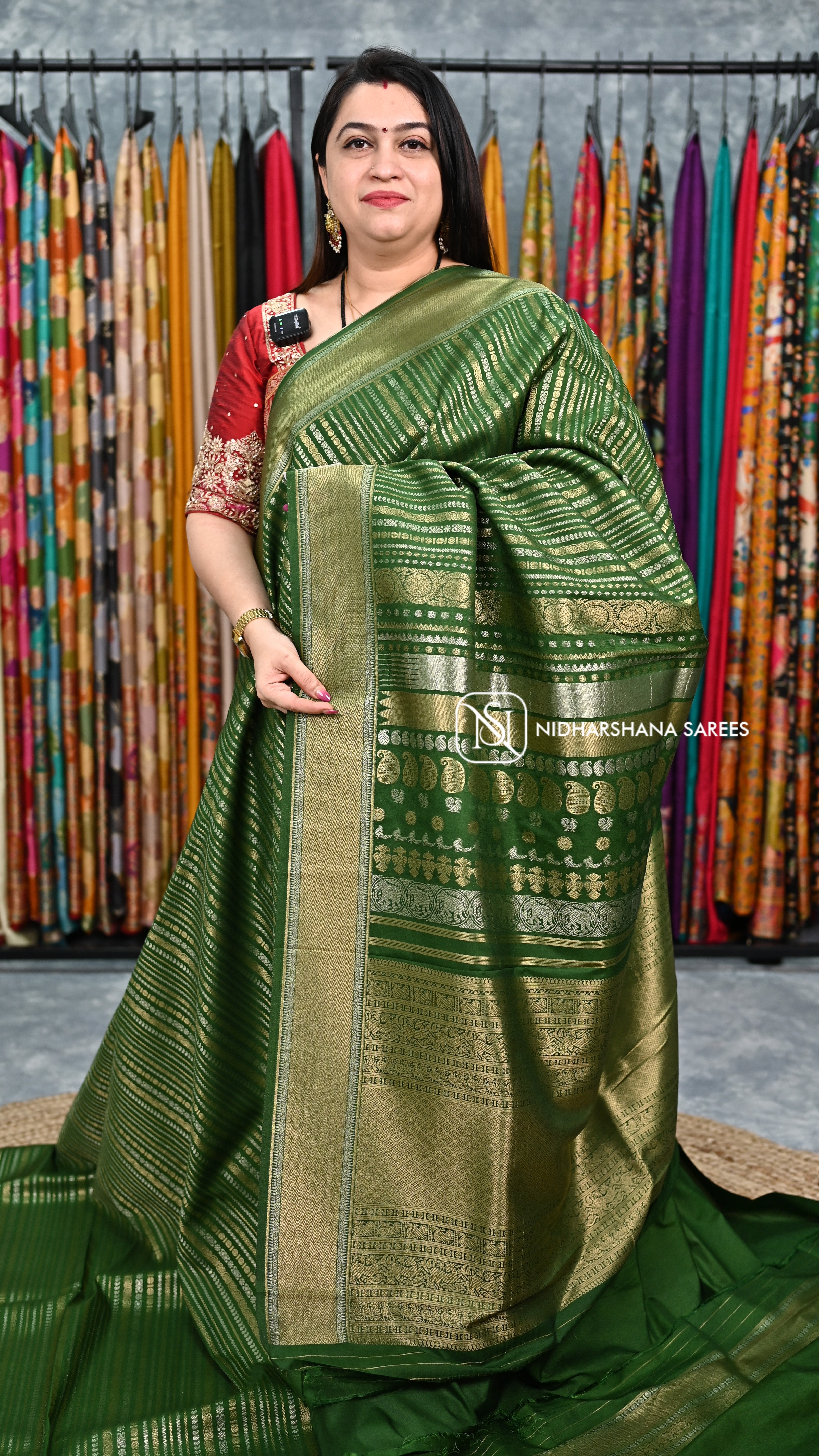 Semi Kanchipuram Soft Silk Saree