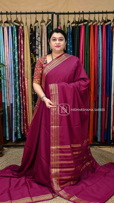 Semi Mysore Crepe Silk