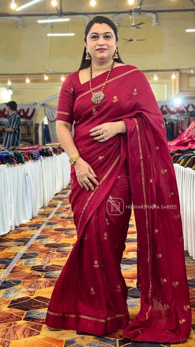 Neelambari Silk With Satin Border